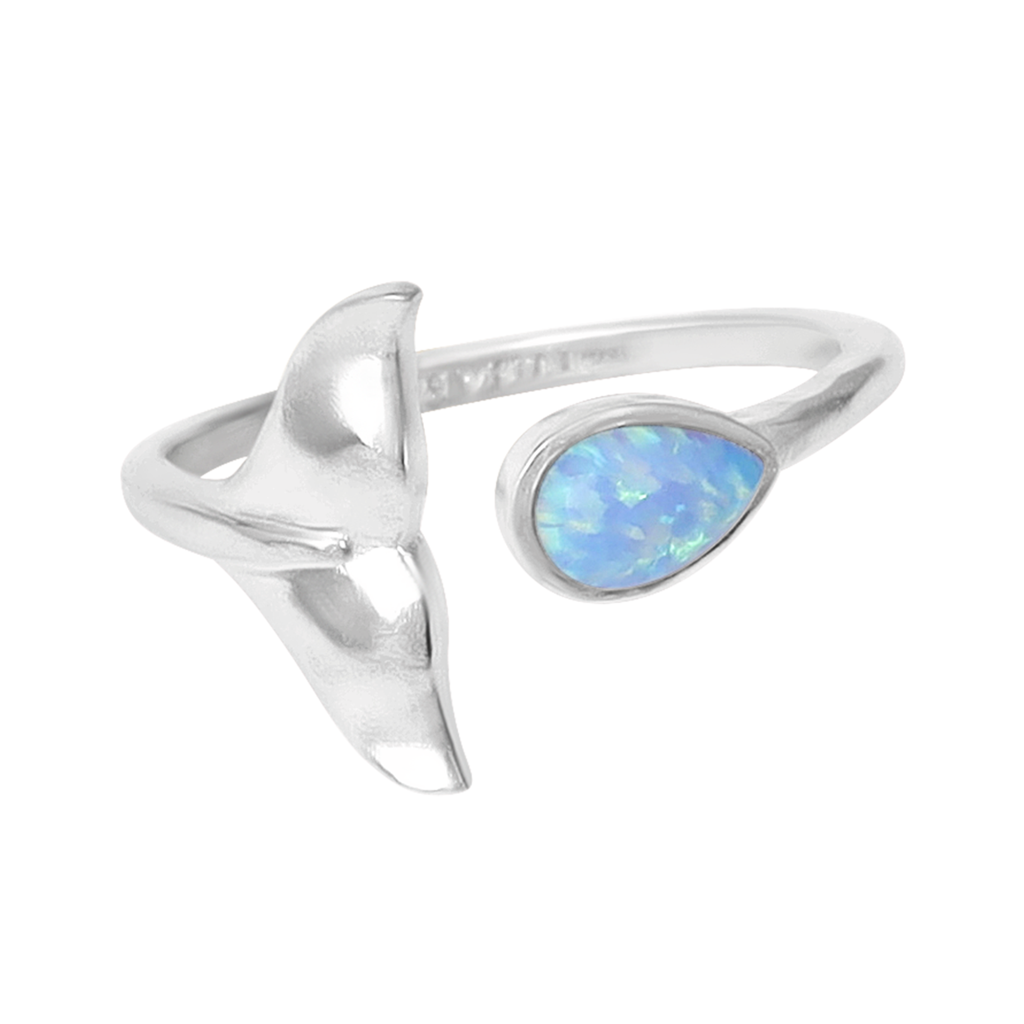 Whale Tail Opal Ring
