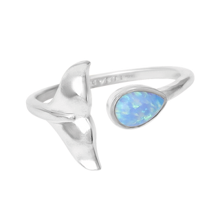 Whale Tail Opal Ring - 8