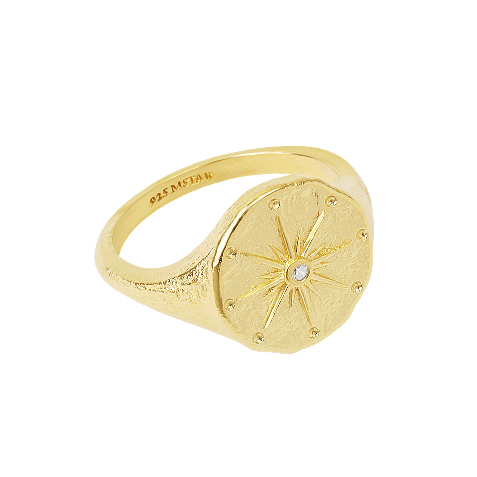 Seren Signet Ring Gold