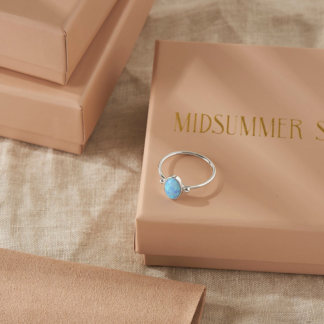 The Lovers Azure Opal Ring
