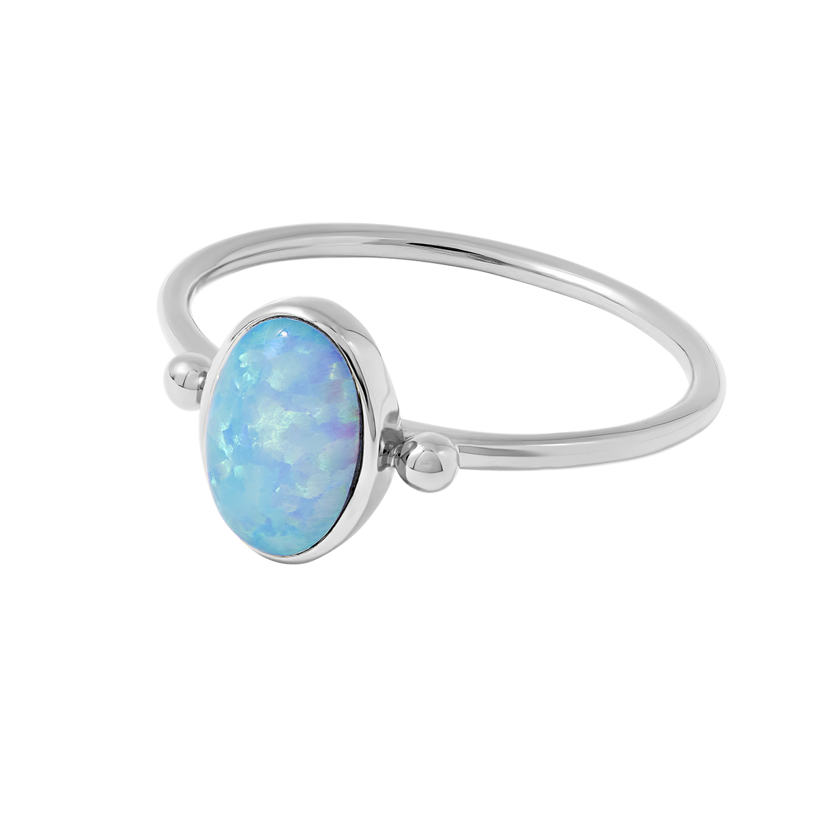 The Lovers Azure Opal Ring