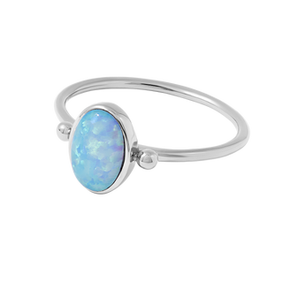 The Lovers Azure Opal Ring - 6