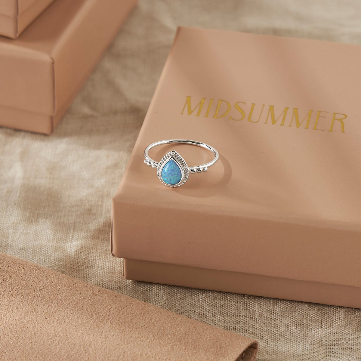 Rejoice Azure Opal Ring