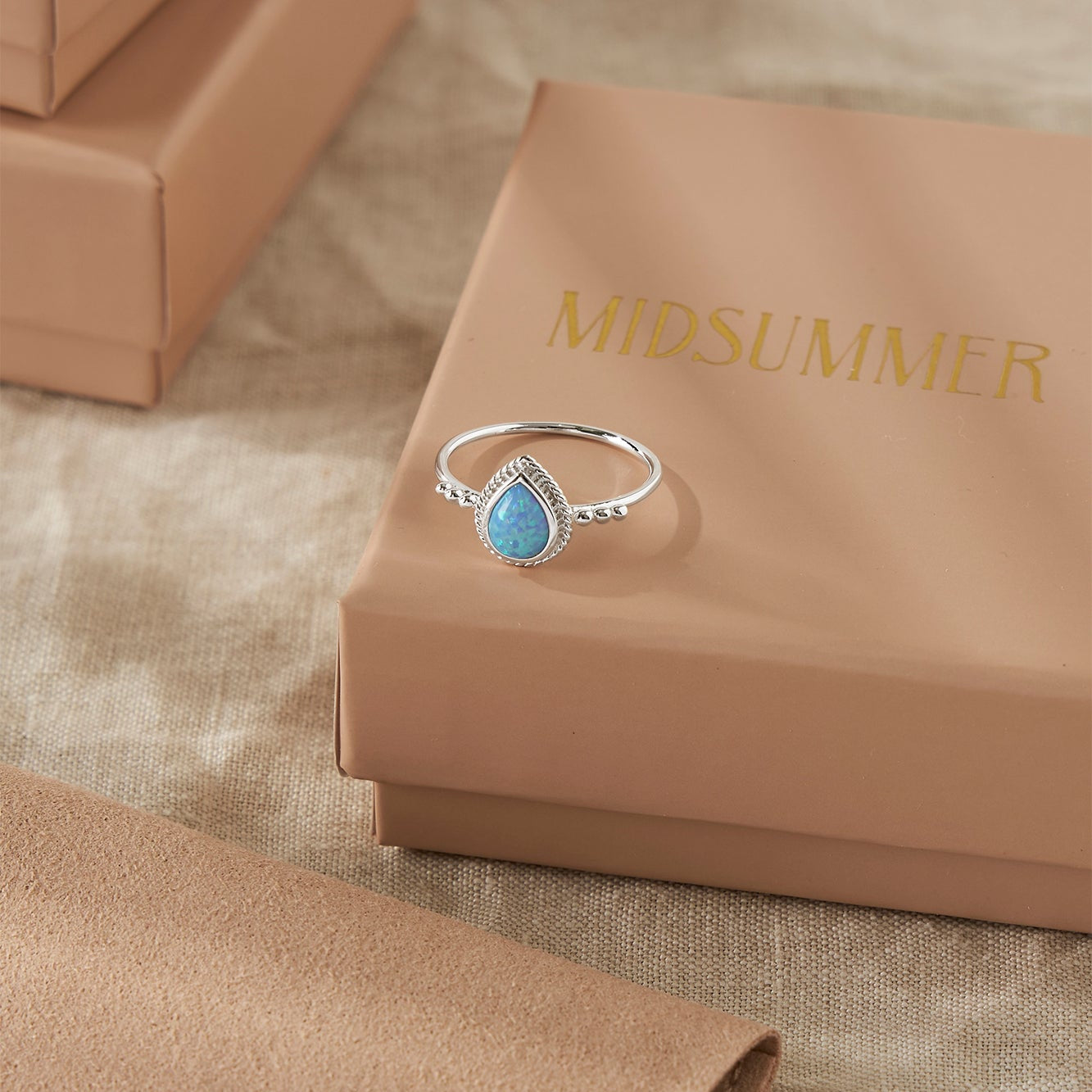 Rejoice Azure Opal Ring