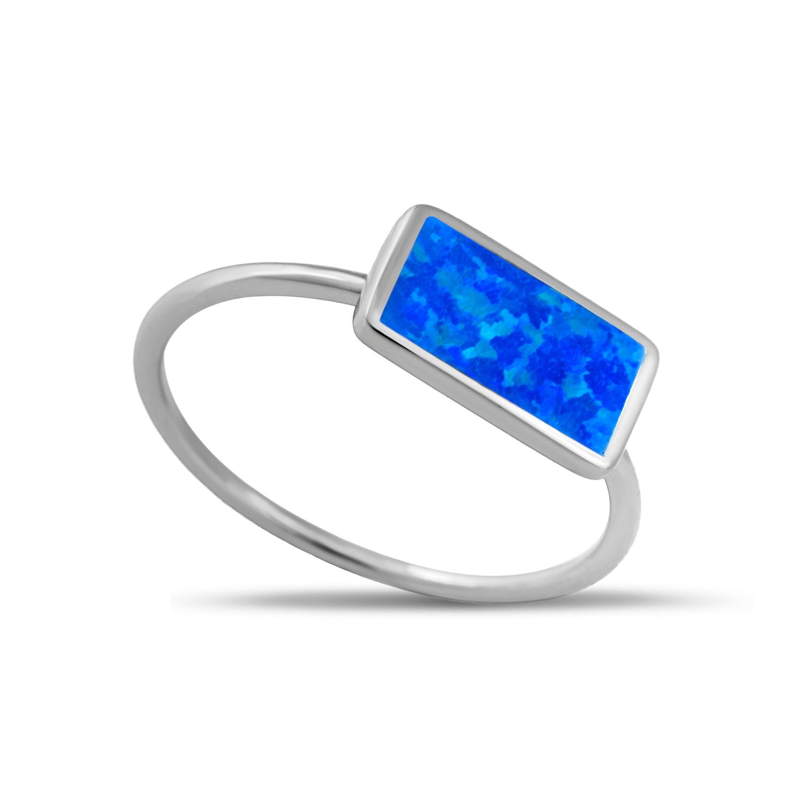 Eternal Unity Blue Opal Ring