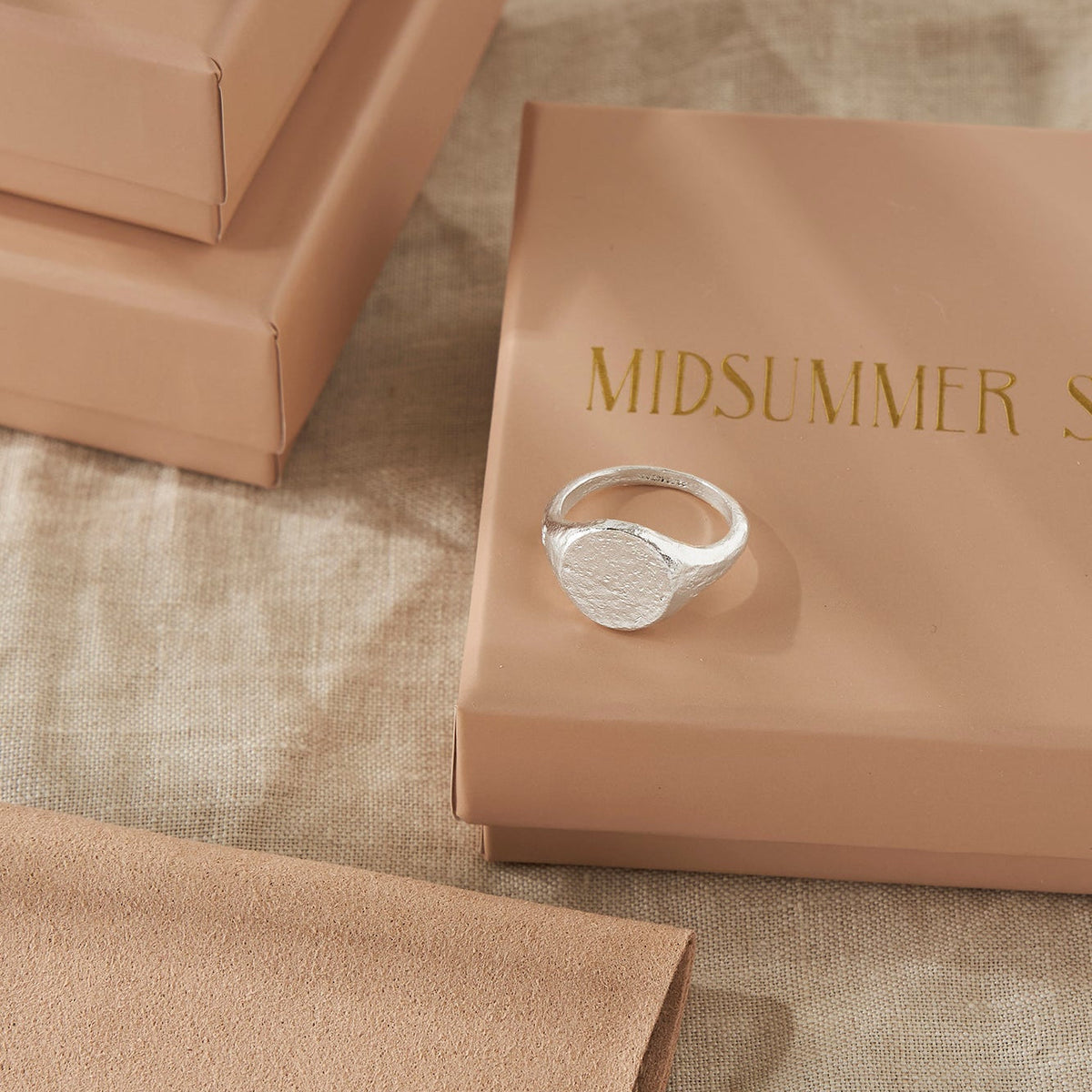 Textured Signet Ring