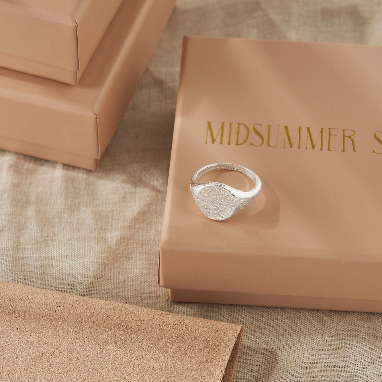 Textured Signet Ring