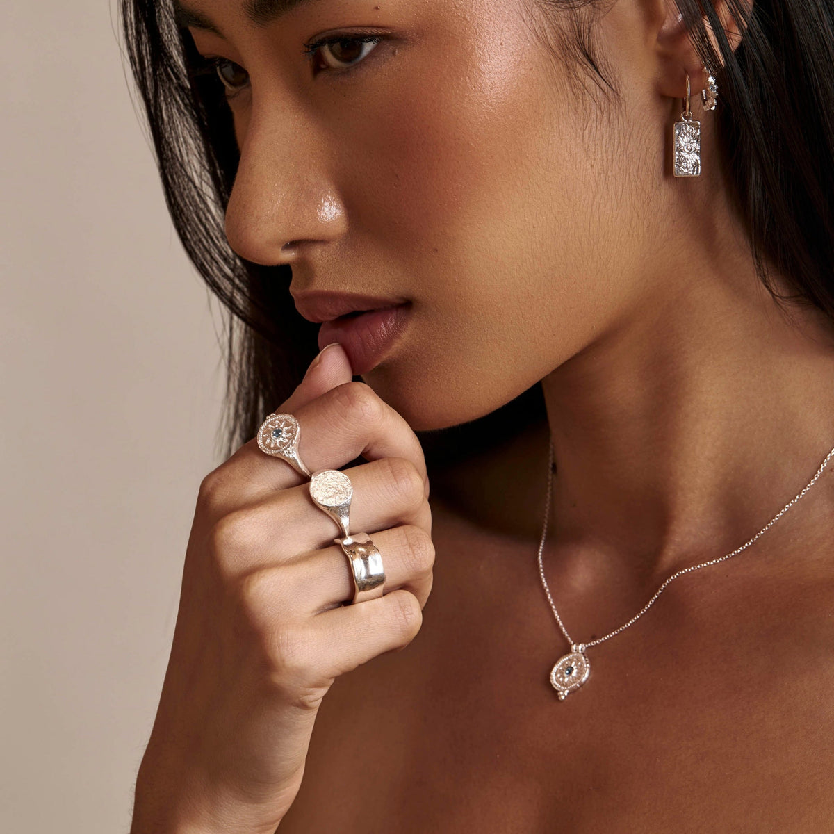 Textured Signet Ring