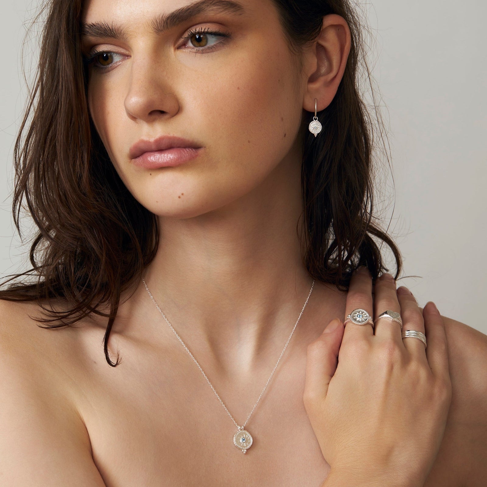 Helios Blue Topaz Ring