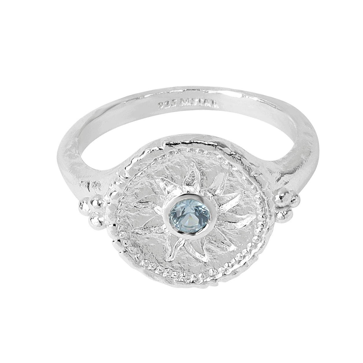 Helios Blue Topaz Ring