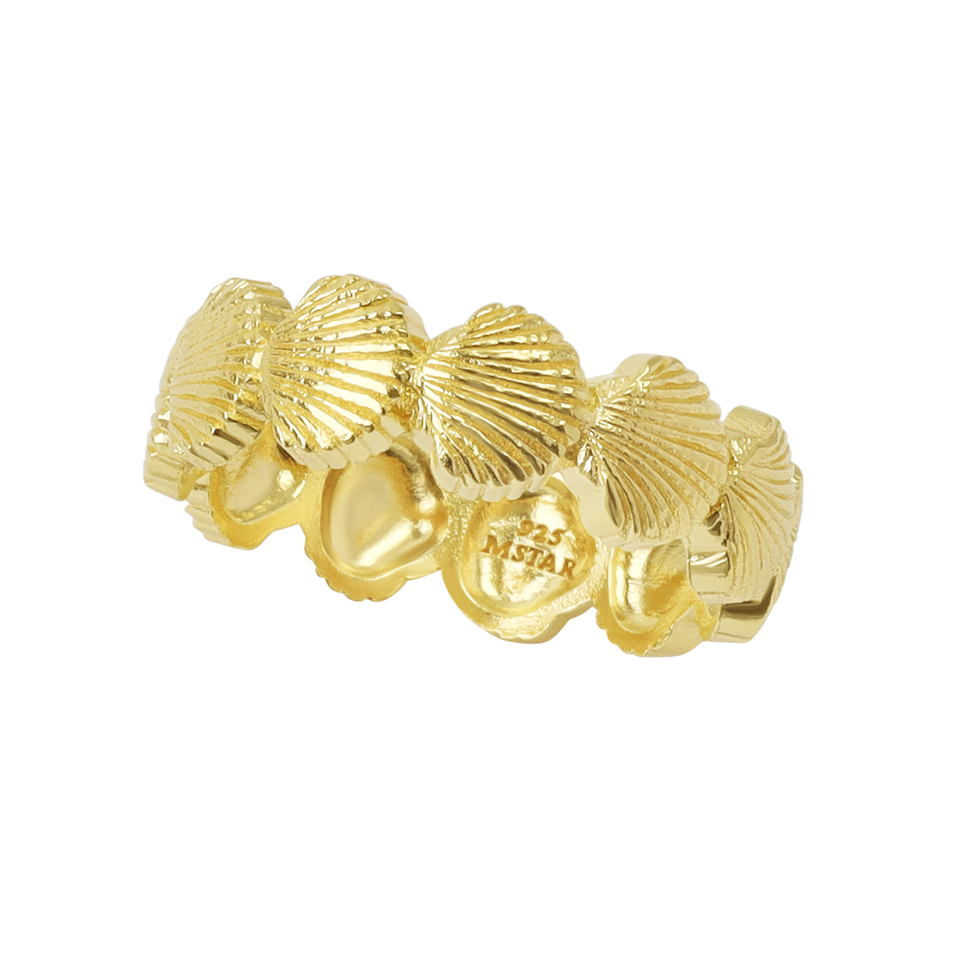 Sandshell Ring Gold