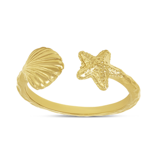 Mermaid Ring Gold - 5