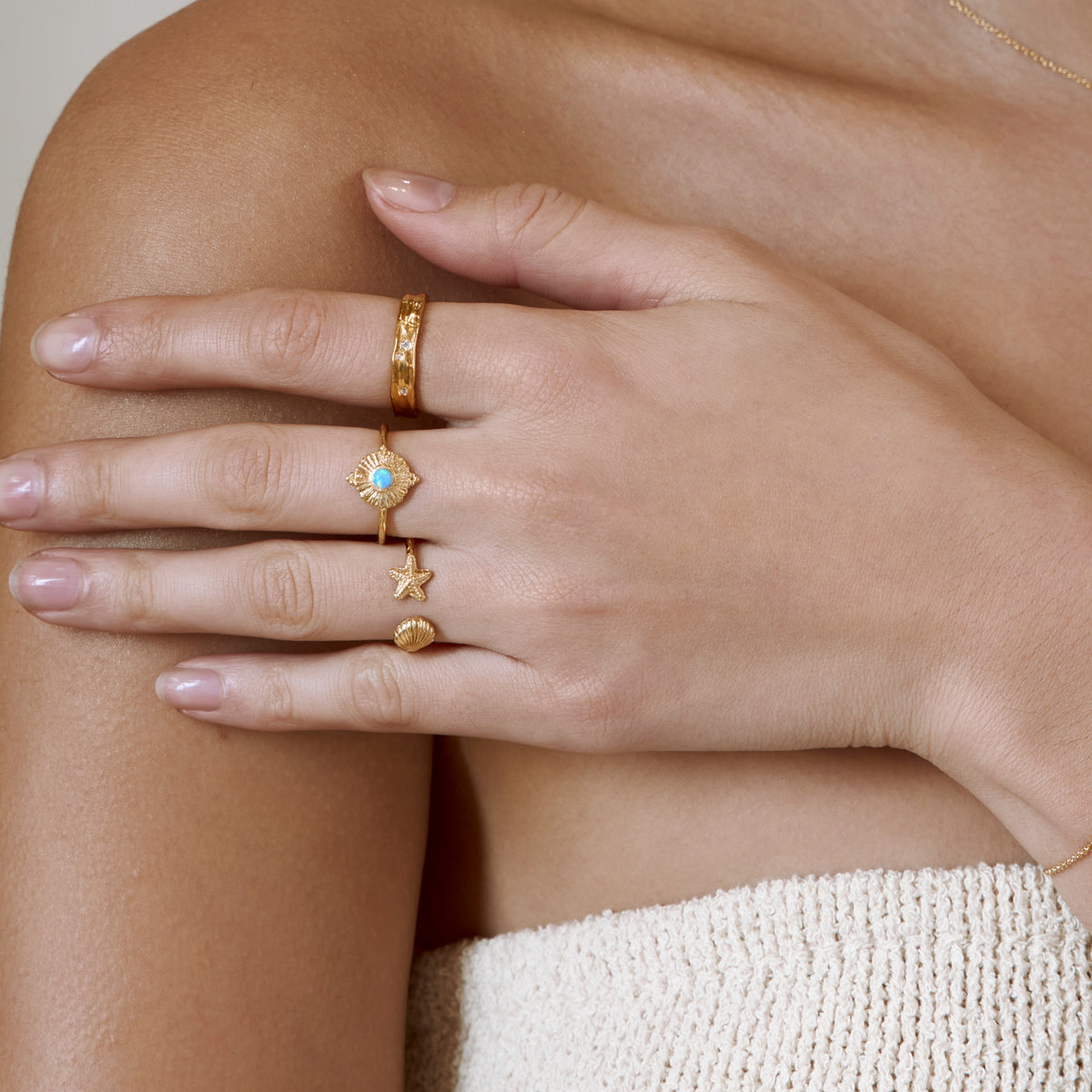 Mermaid Ring Gold