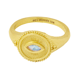 Soul Seer Moonstone Ring Gold - 5