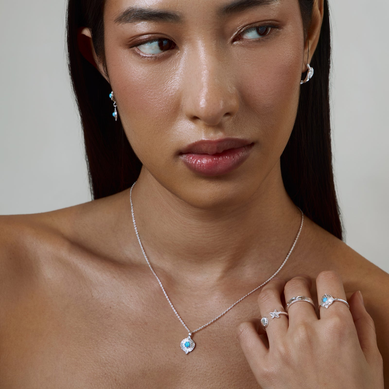 Veya Azure Opal Necklace