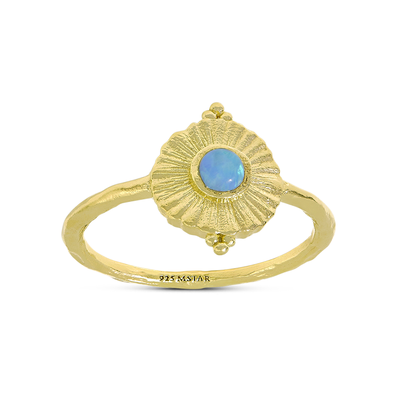 Veya Azure Opal Ring Gold