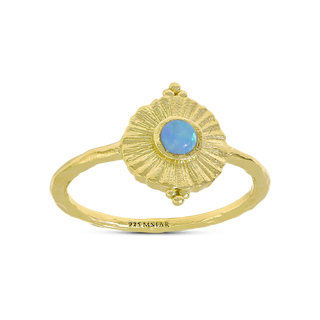 Veya Azure Opal Ring Gold - 5