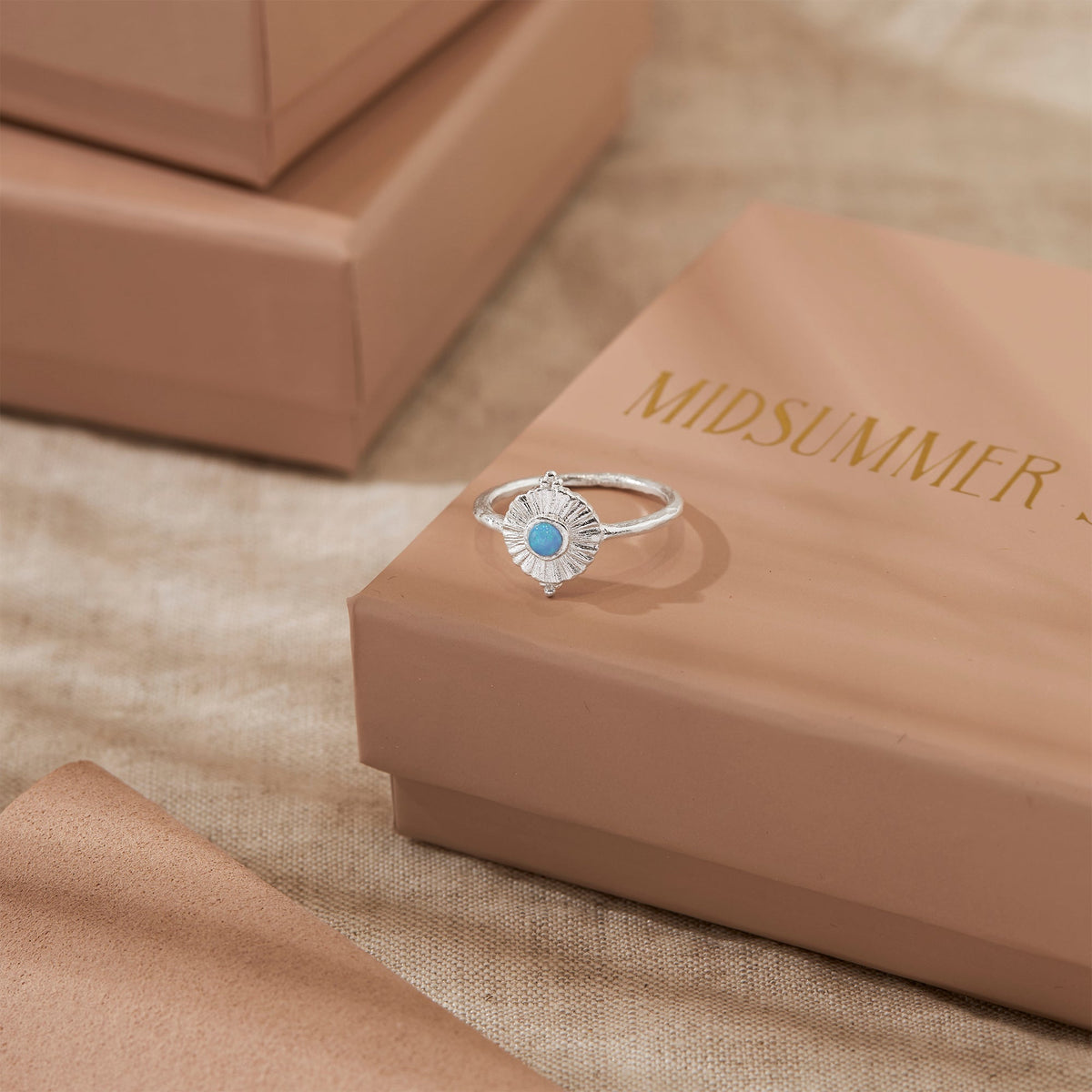 Veya Azure Opal Ring