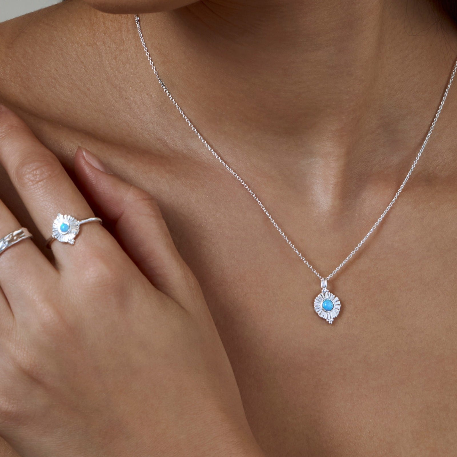 Veya Azure Opal Ring