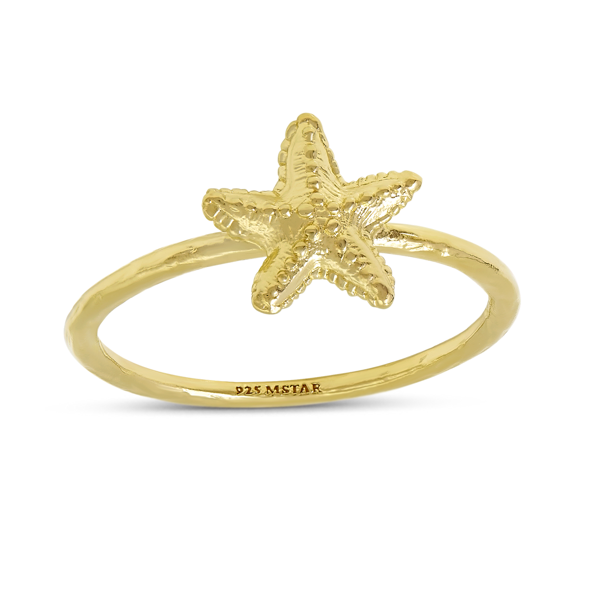 Starfish Ring Gold