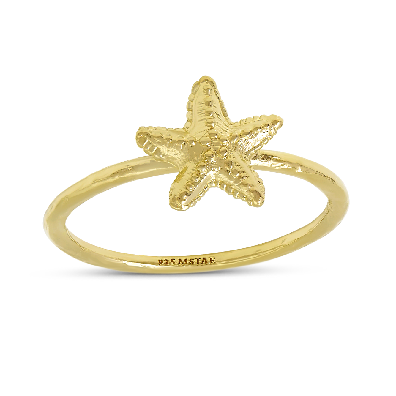 Starfish Ring Gold