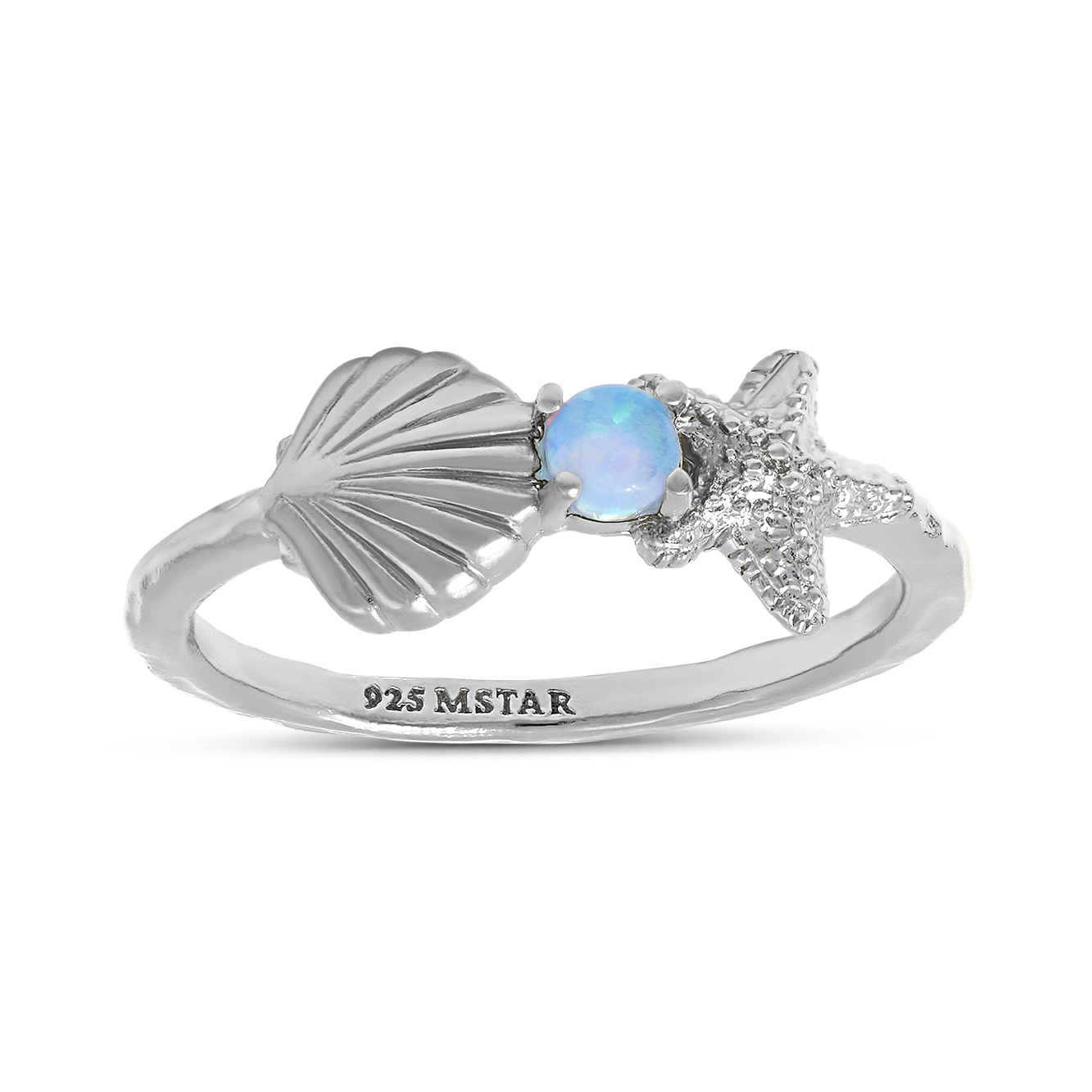 Mystic Mermaid Azure Opal Ring