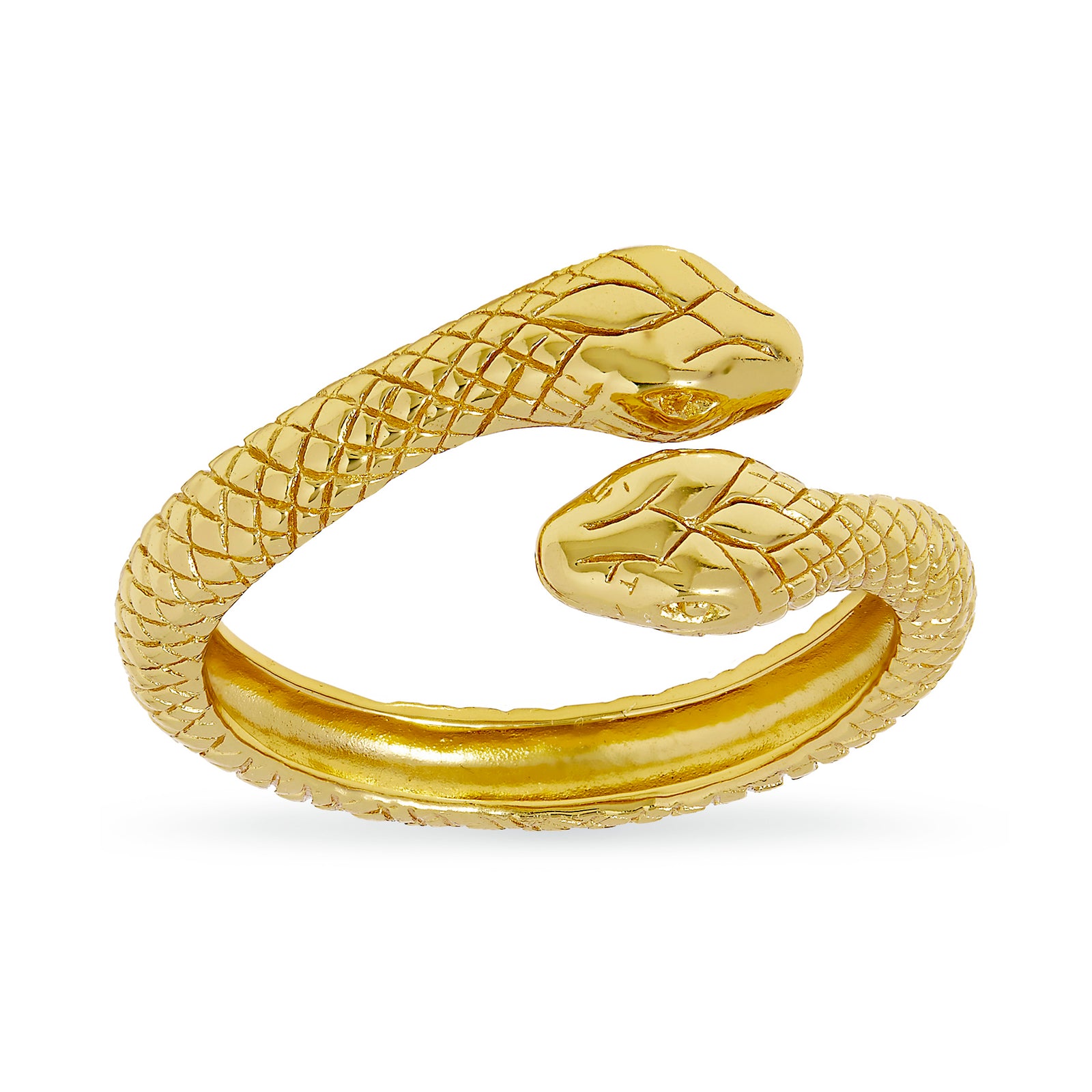 Rebirth Snake Ring Gold