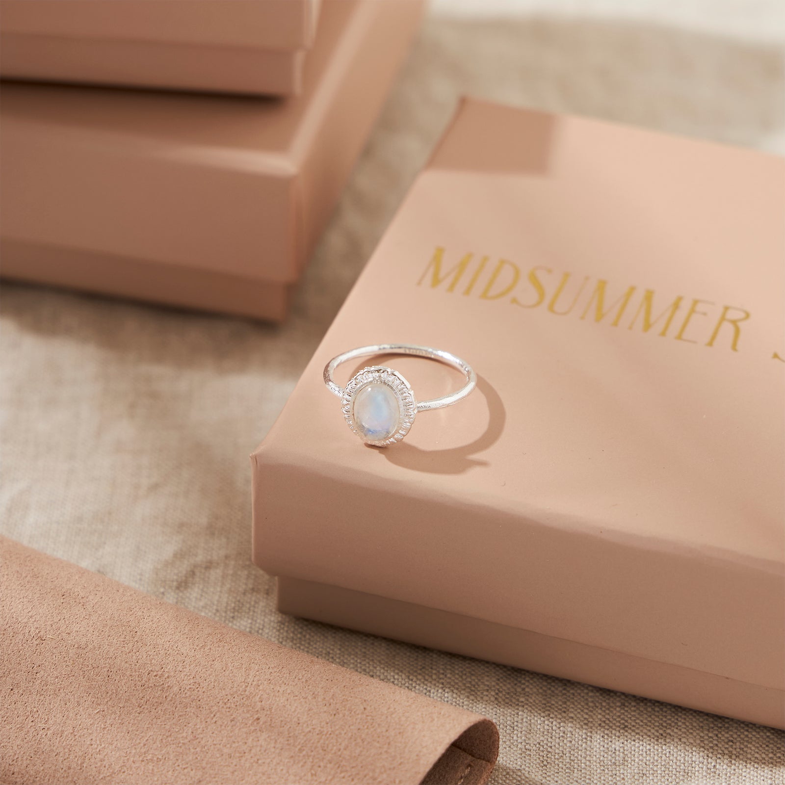 Meridian Moonstone Ring