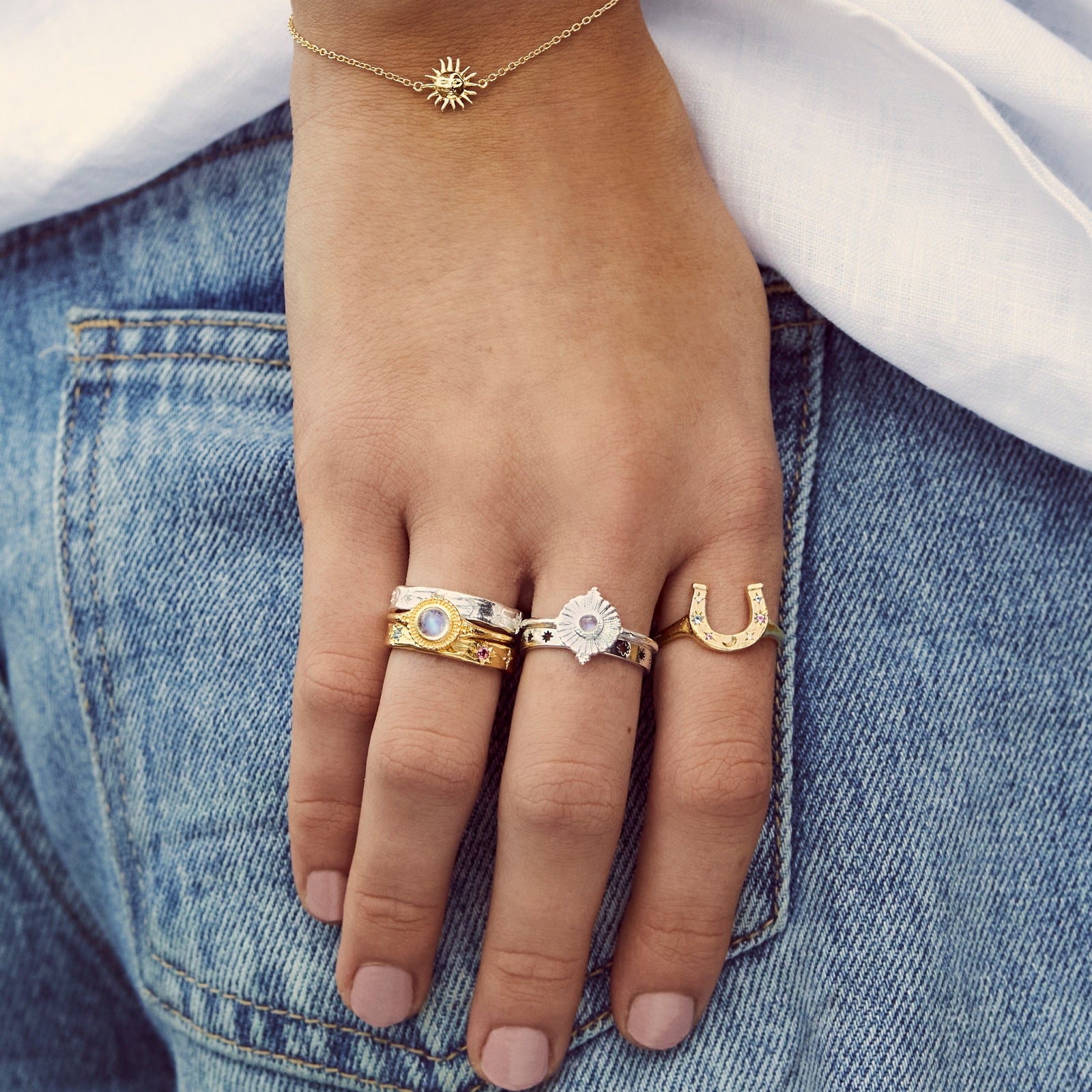 Cosmic Harmony Ring Gold
