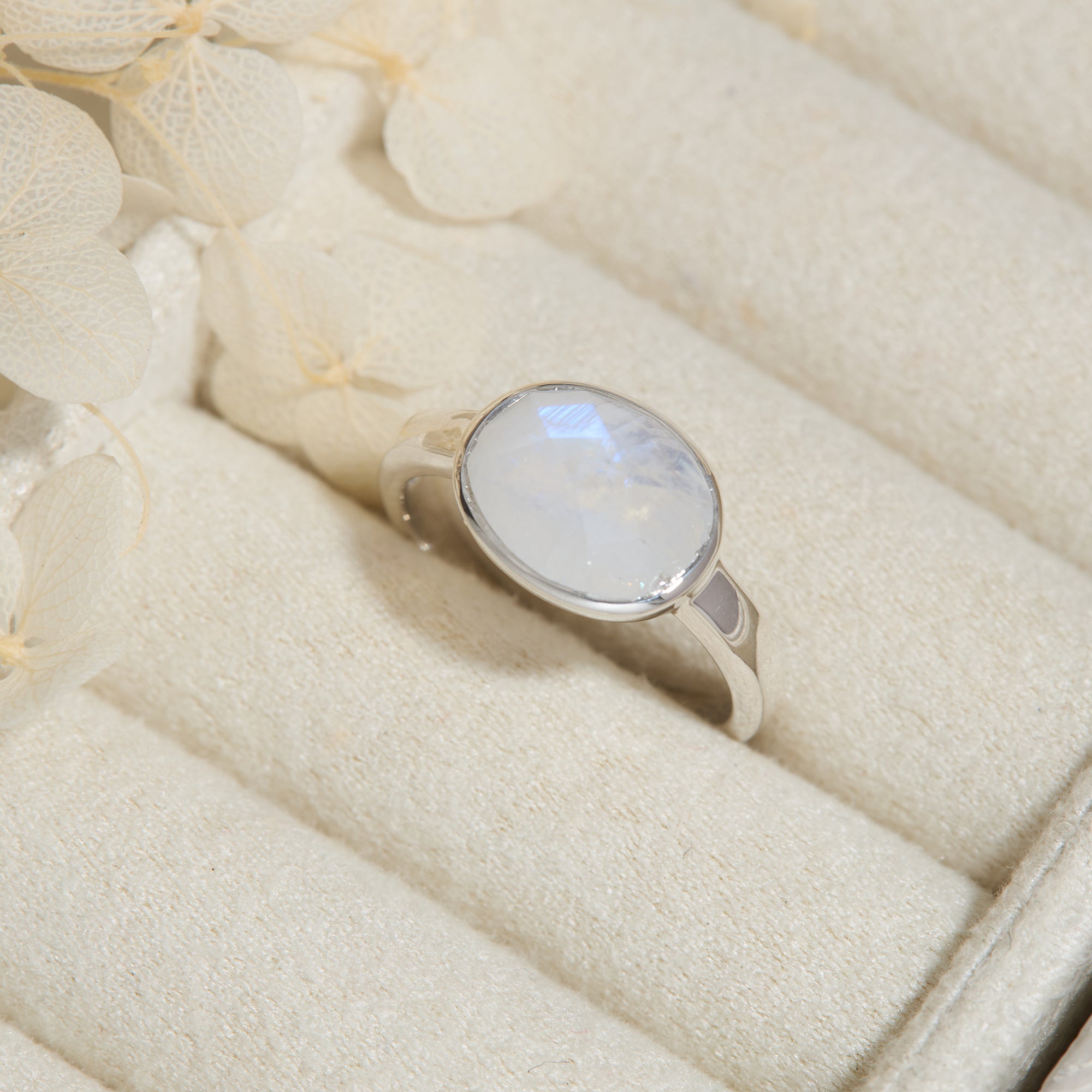 Ellipse Moonstone Ring