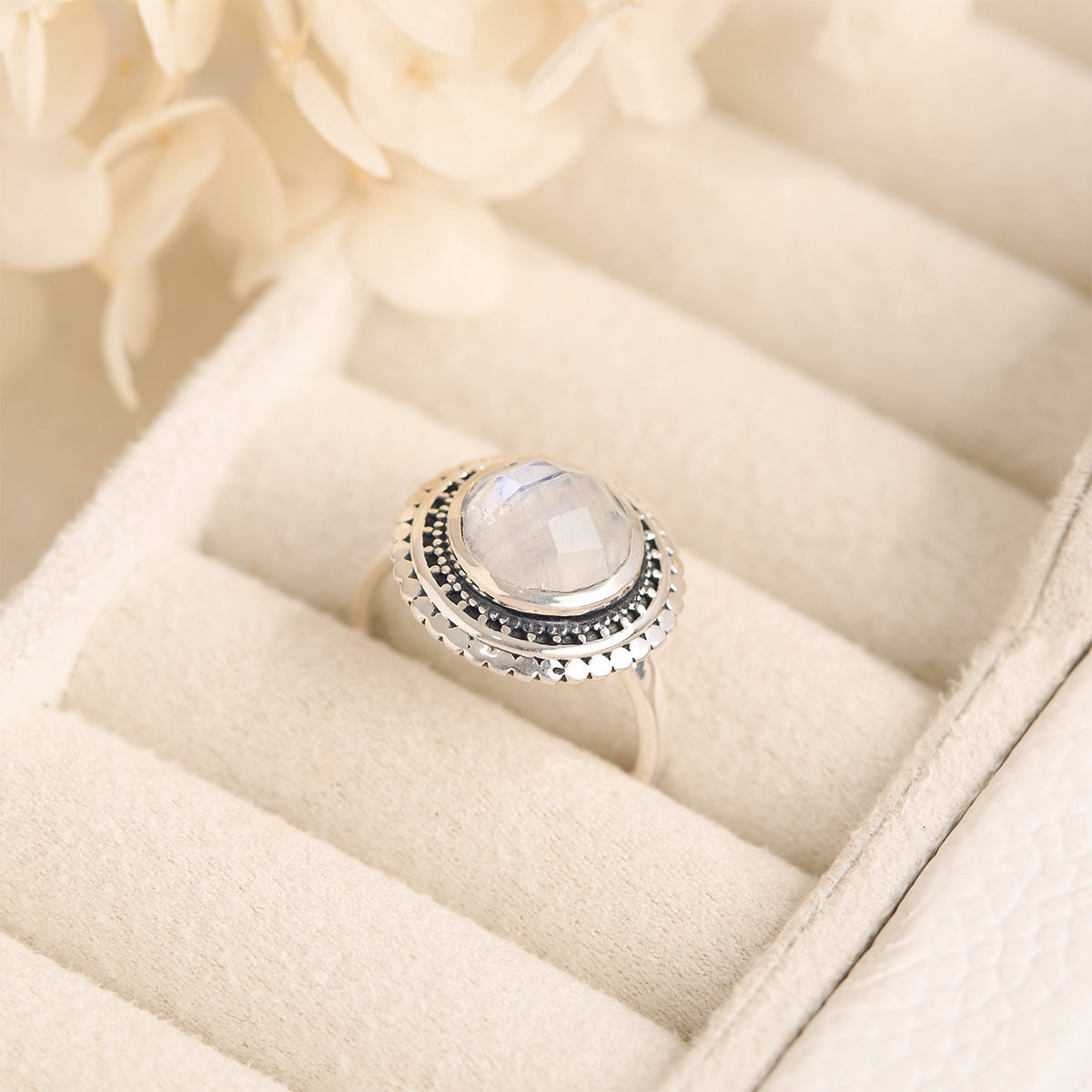 Hidden Doorway Moonstone Ring