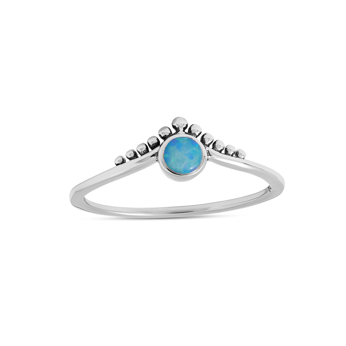 Diadème Azure Opal Ring