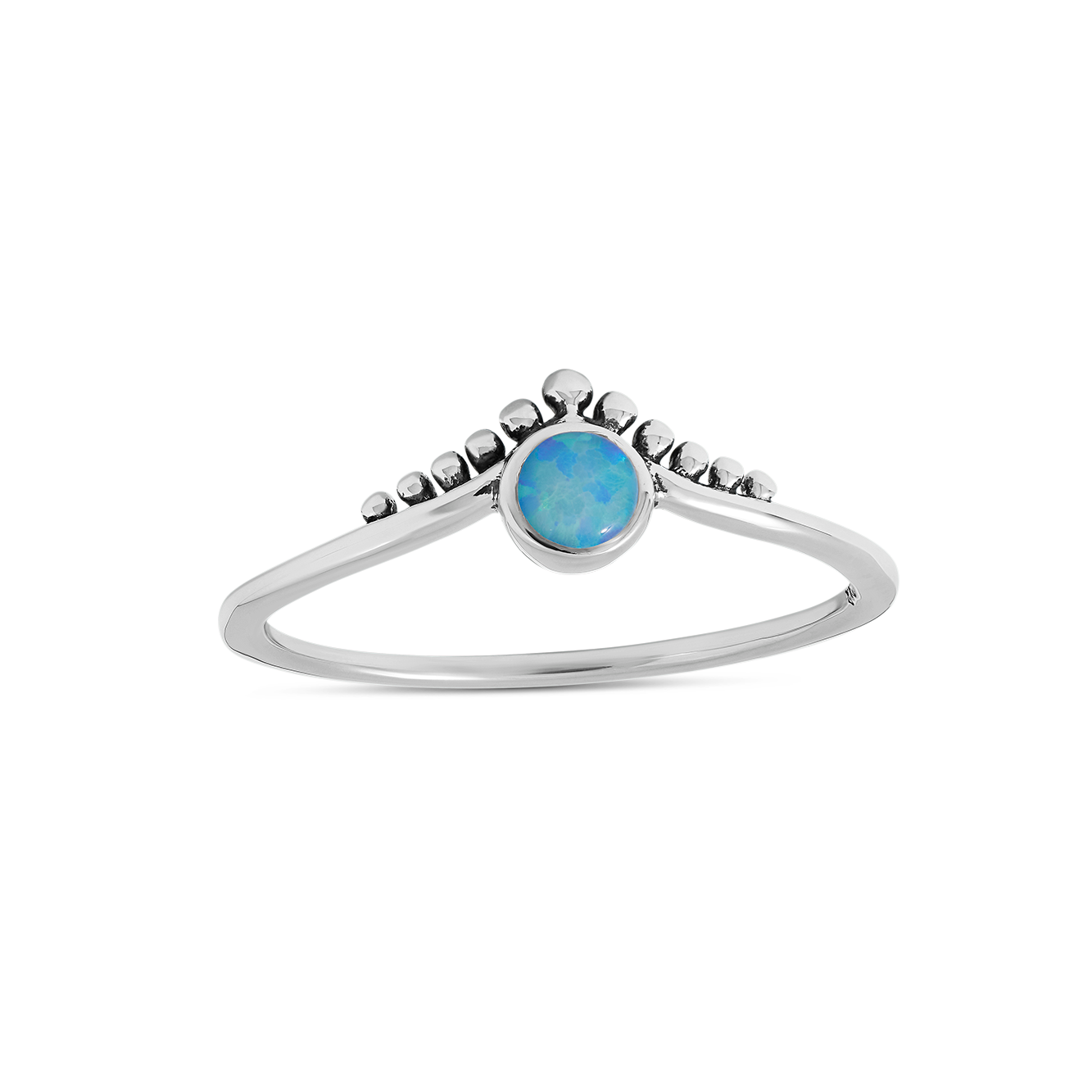 Diadème Azure Opal Ring