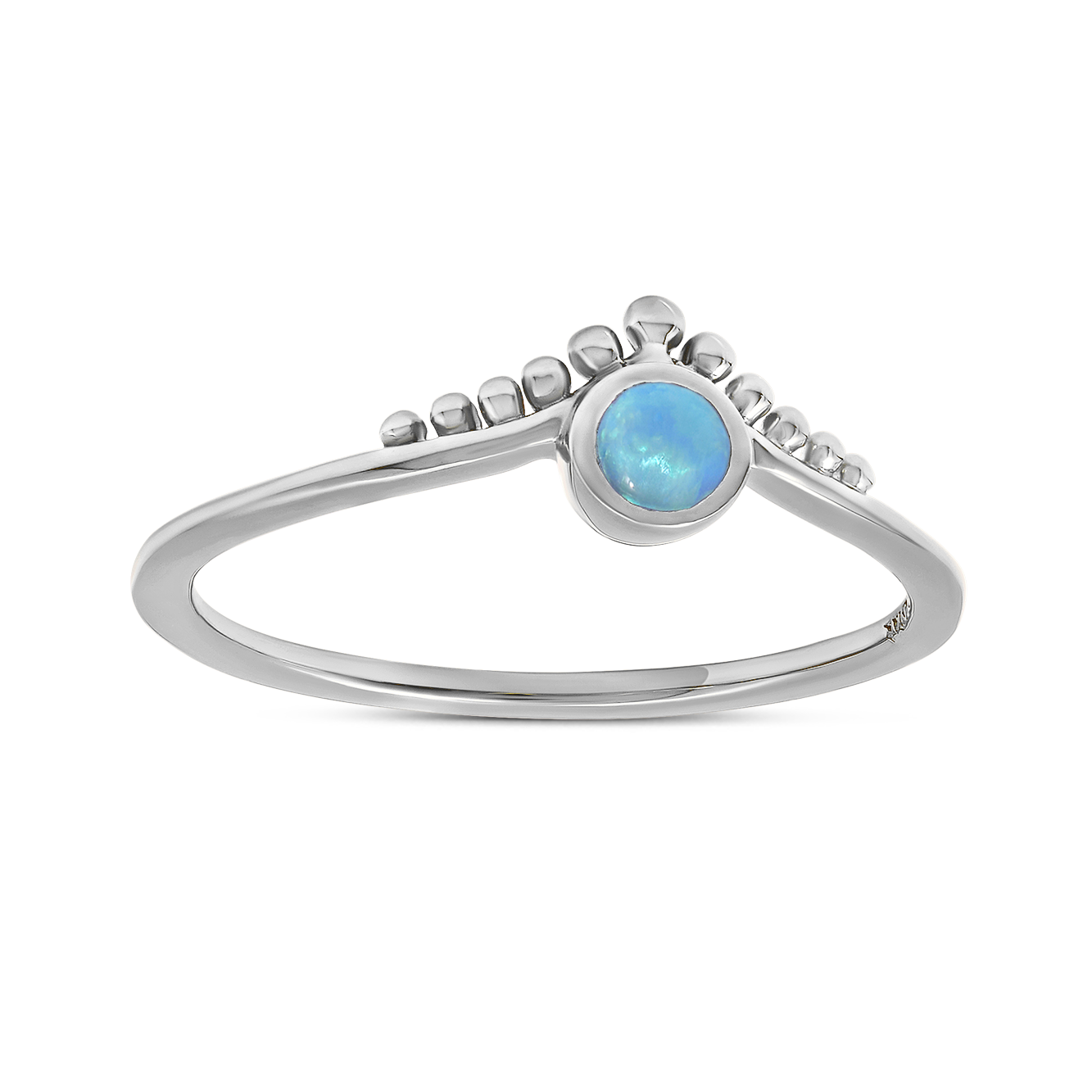 Diadème Azure Opal Ring