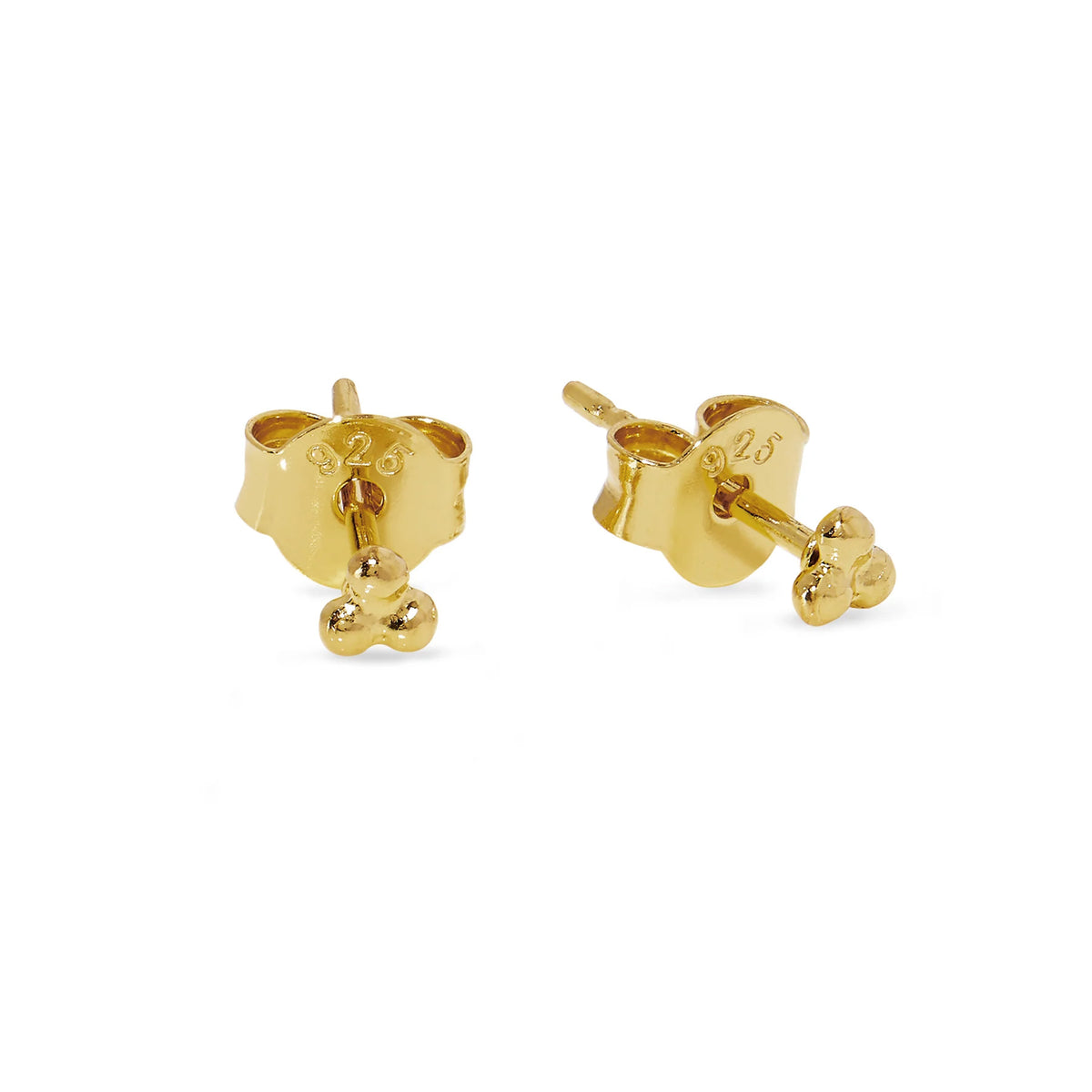 Micro Dot Studs 14K Gold