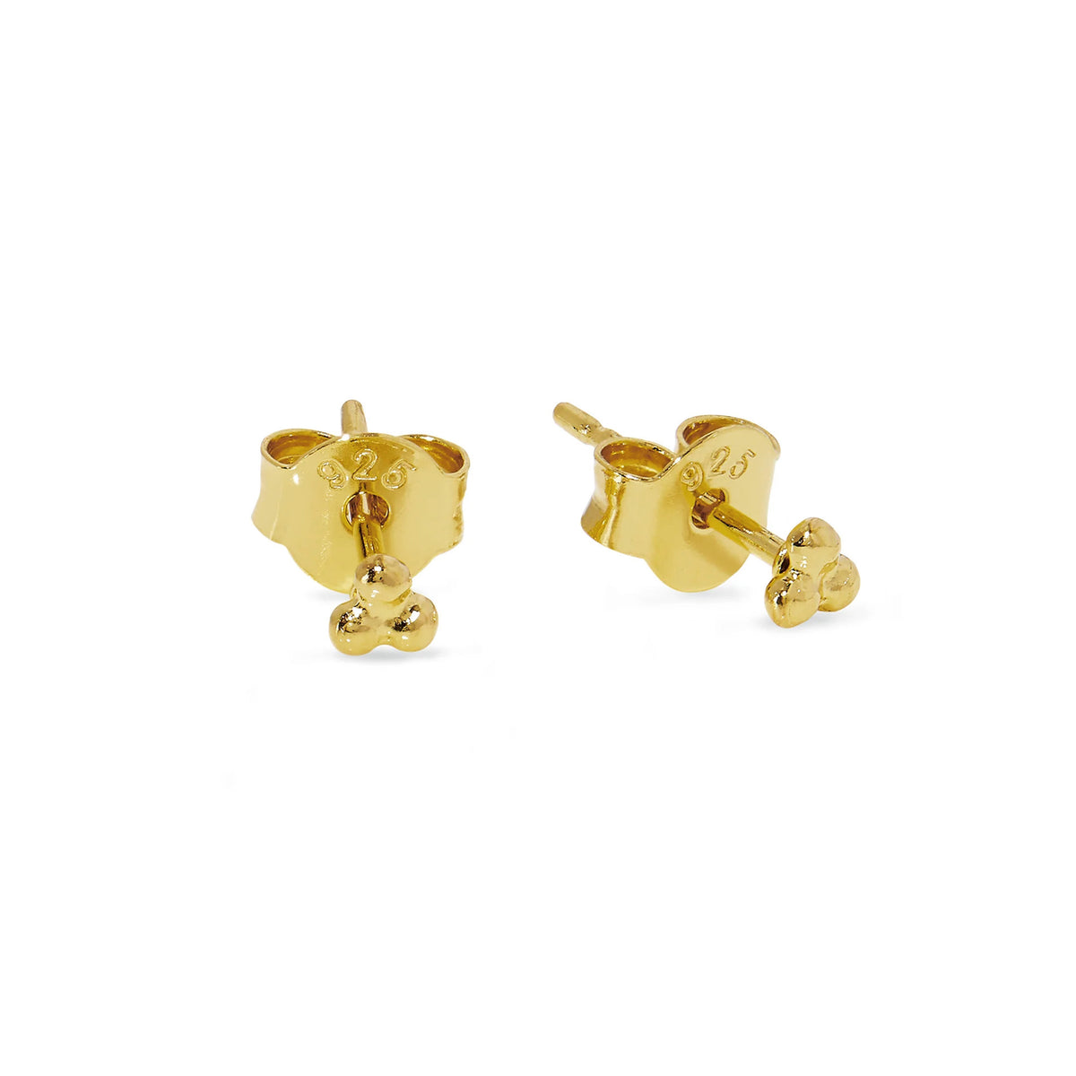 Micro Dot Studs Gold