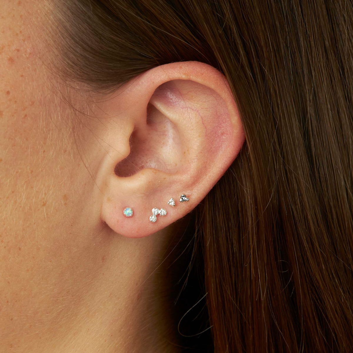 Delicate Opaline Studs