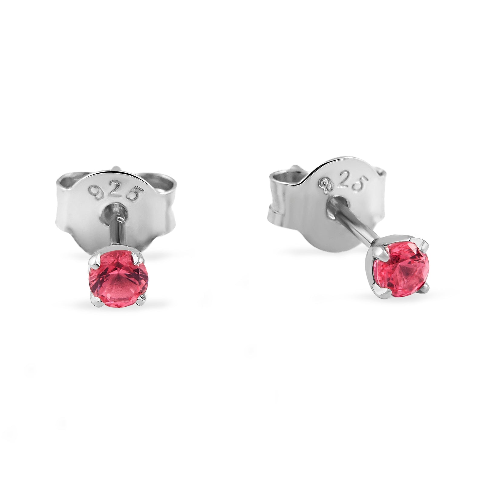 Delicate Garnet Studs