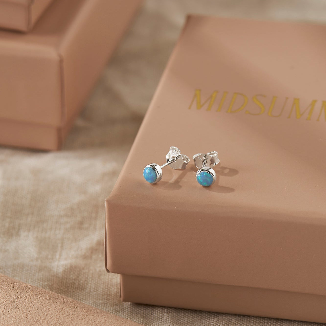 Elixir Azure Opal Studs