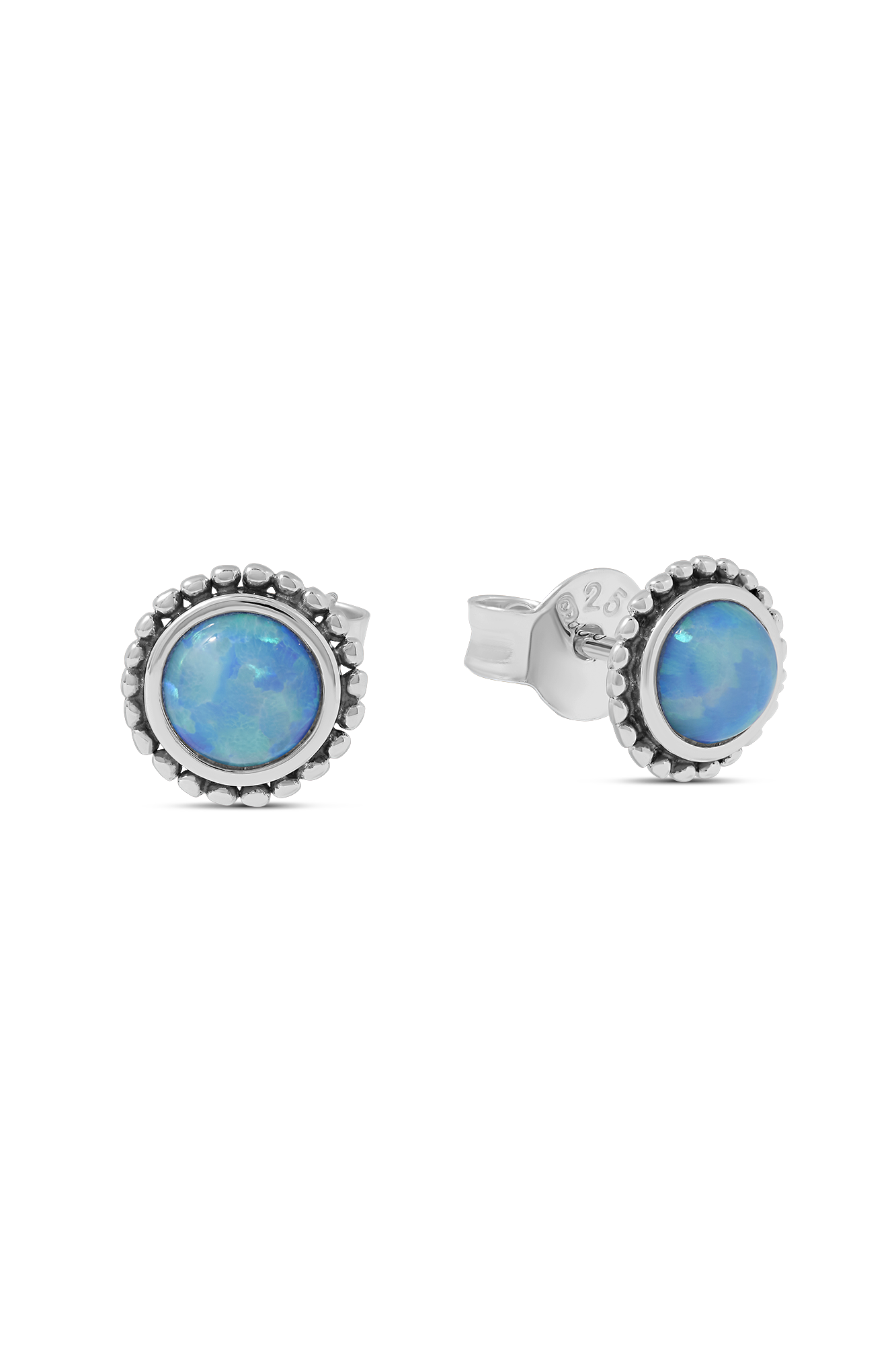 Azure Opal Sun Studs