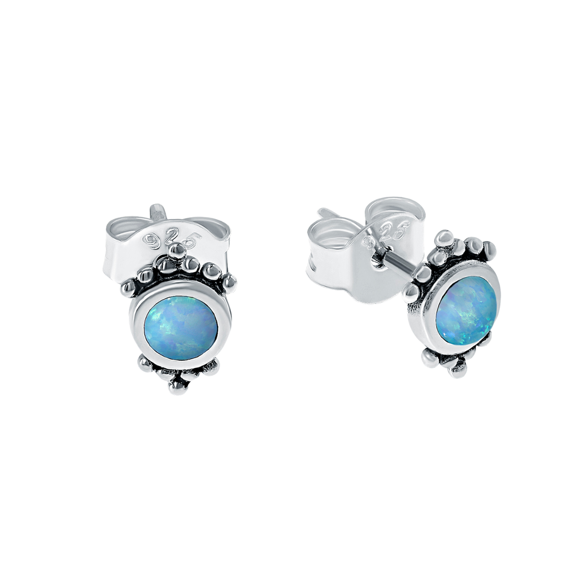 Mirage Azure Opal Studs