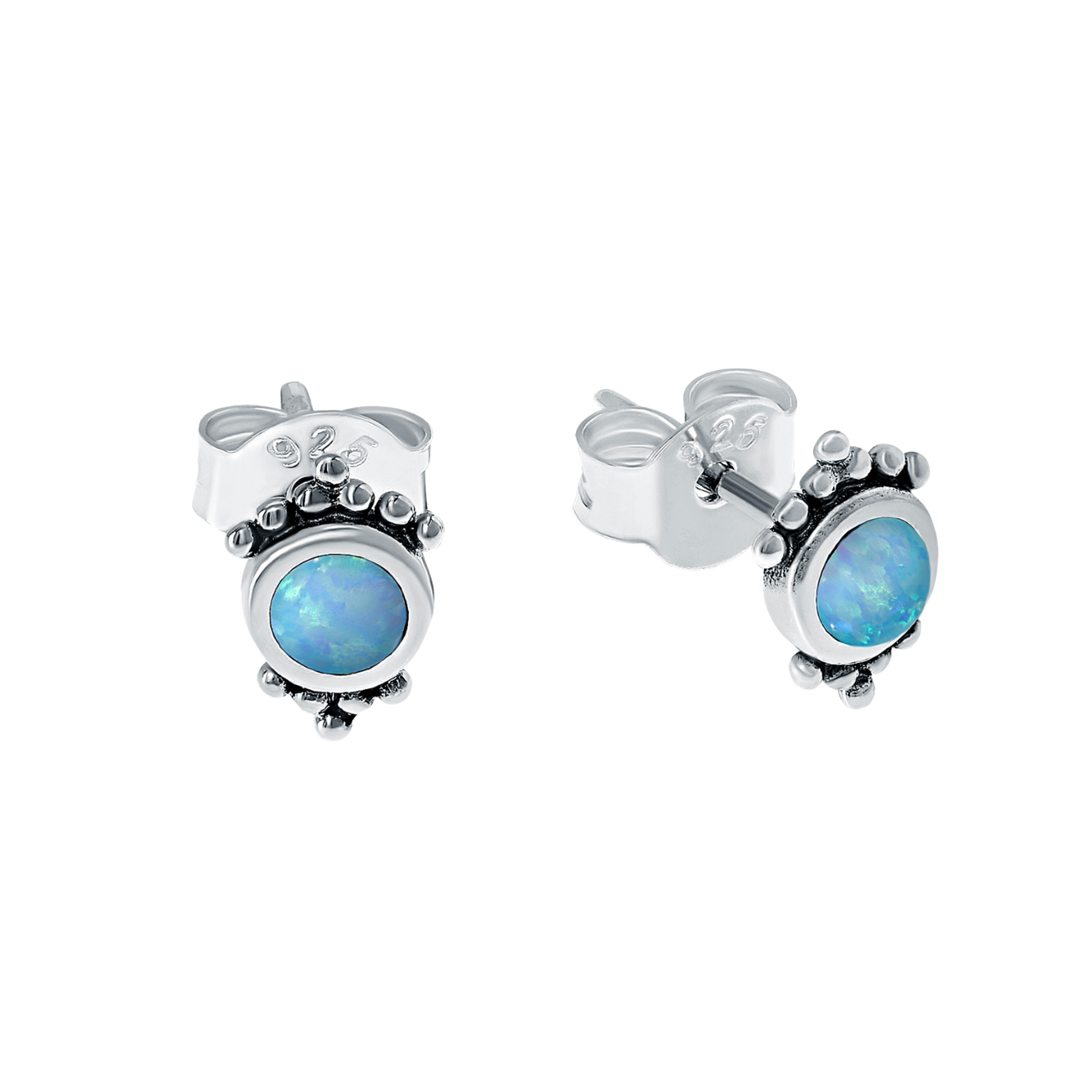 Mirage Azure Opal Studs
