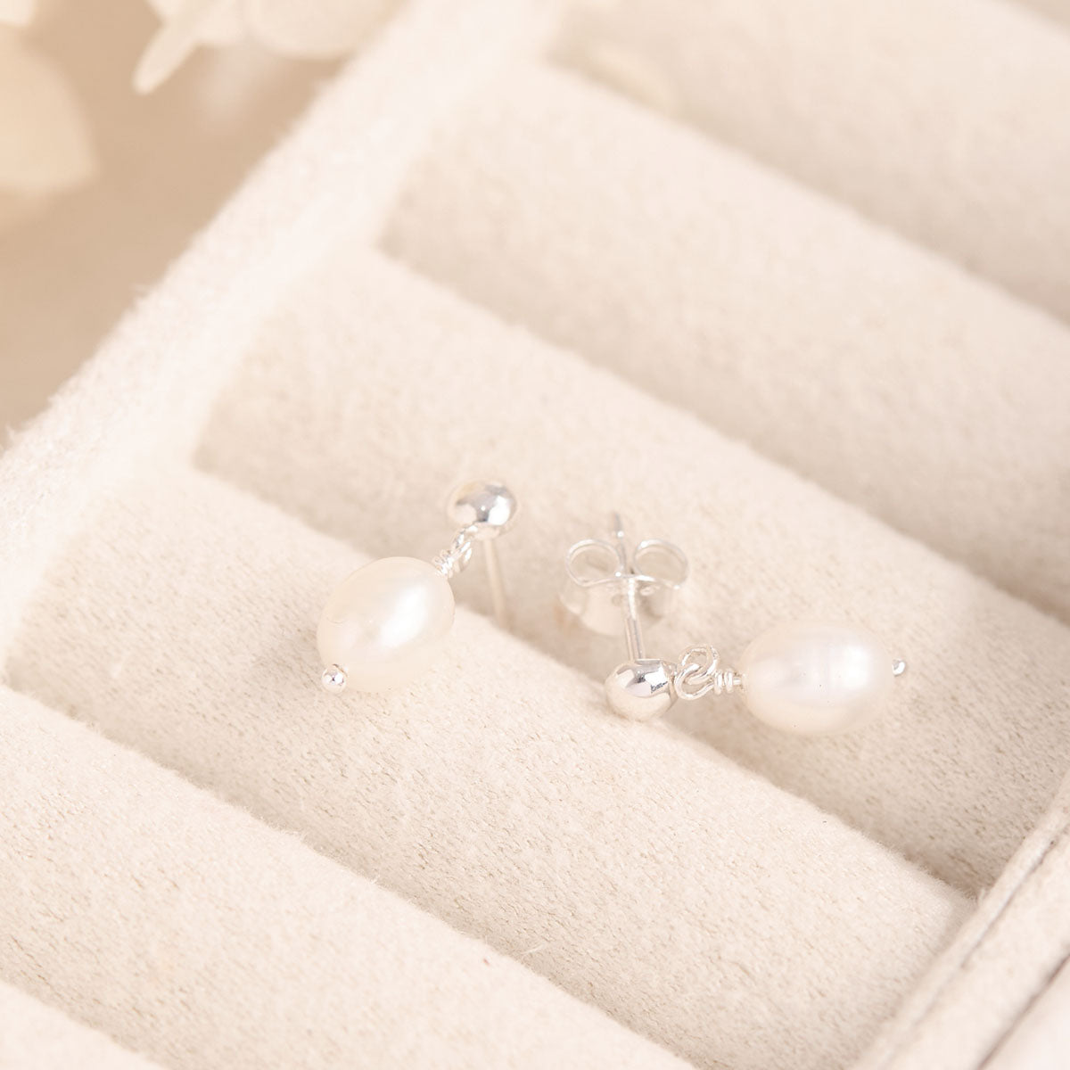 Pearl Drop Studs