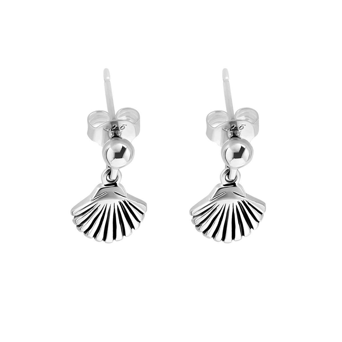 Seashell Drop Studs - Preorder