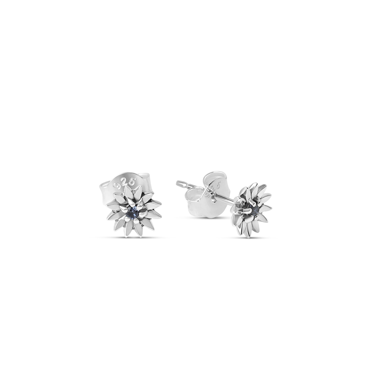 Daisy Sapphire Studs