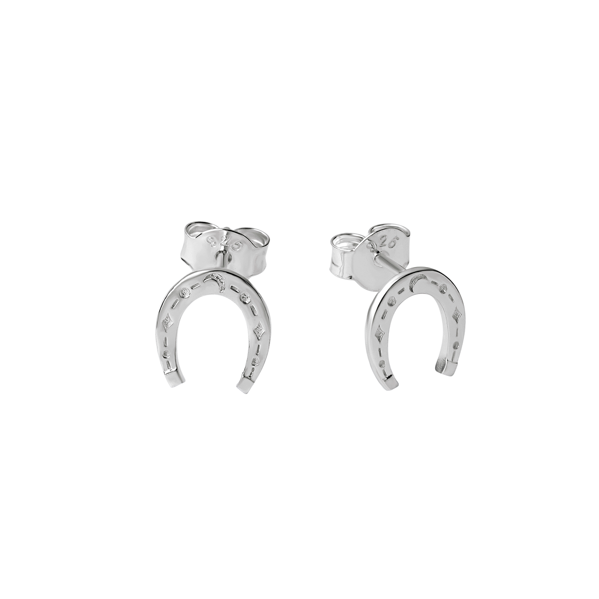 Lucky Horseshoe Studs