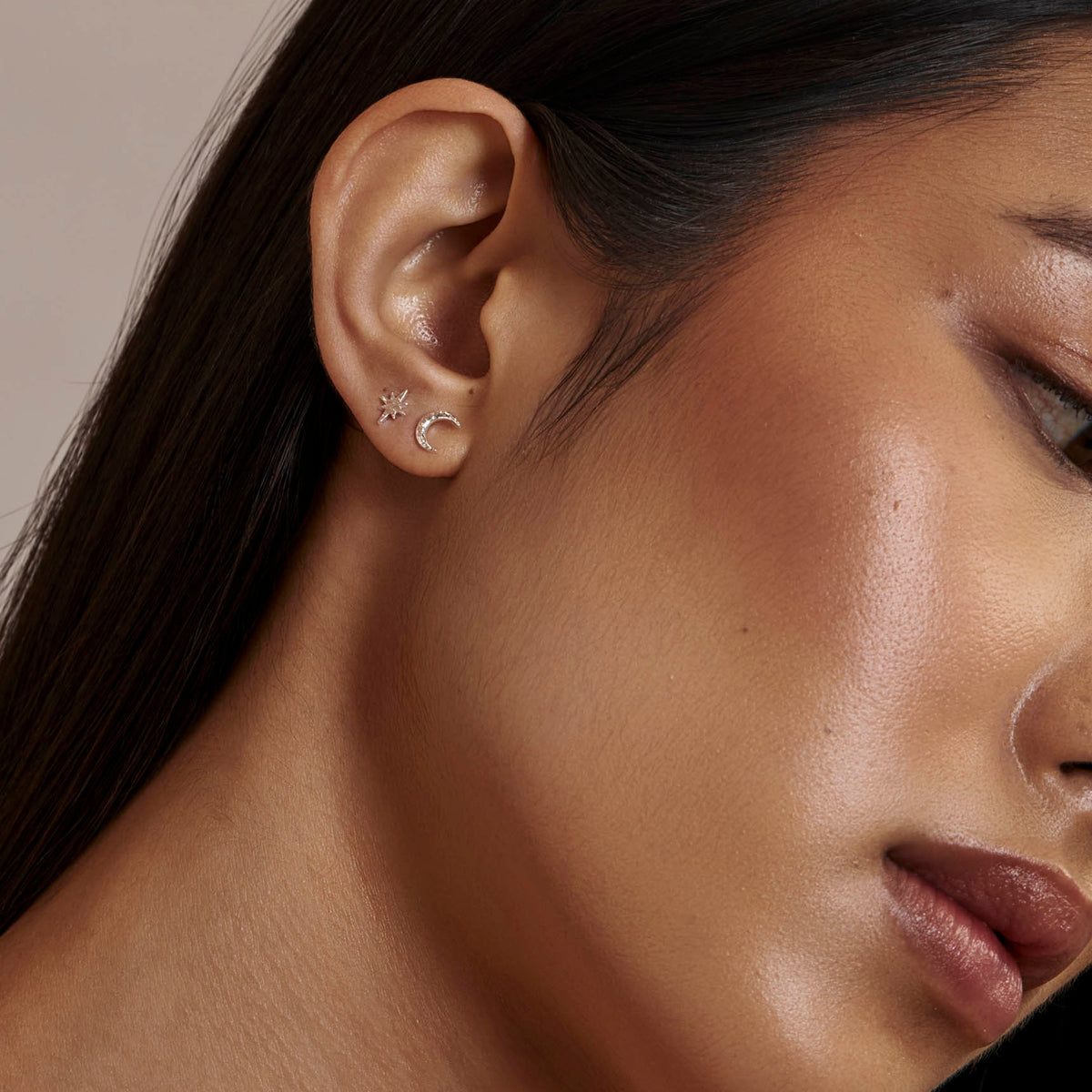 Textured Night Glow Studs