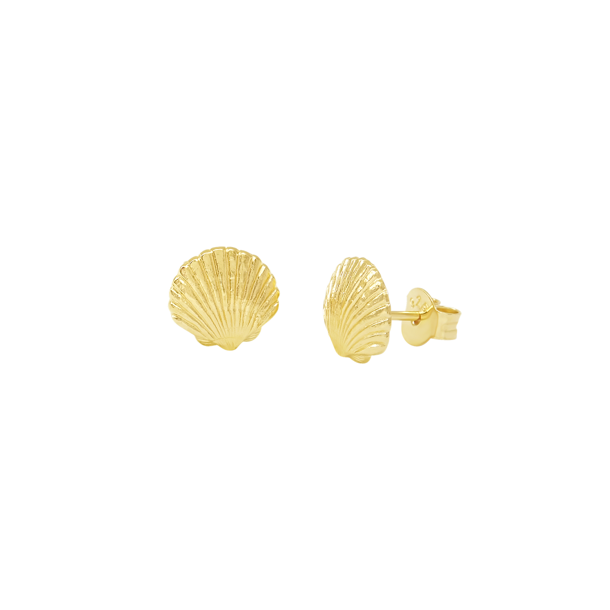 Sandshell Studs Gold