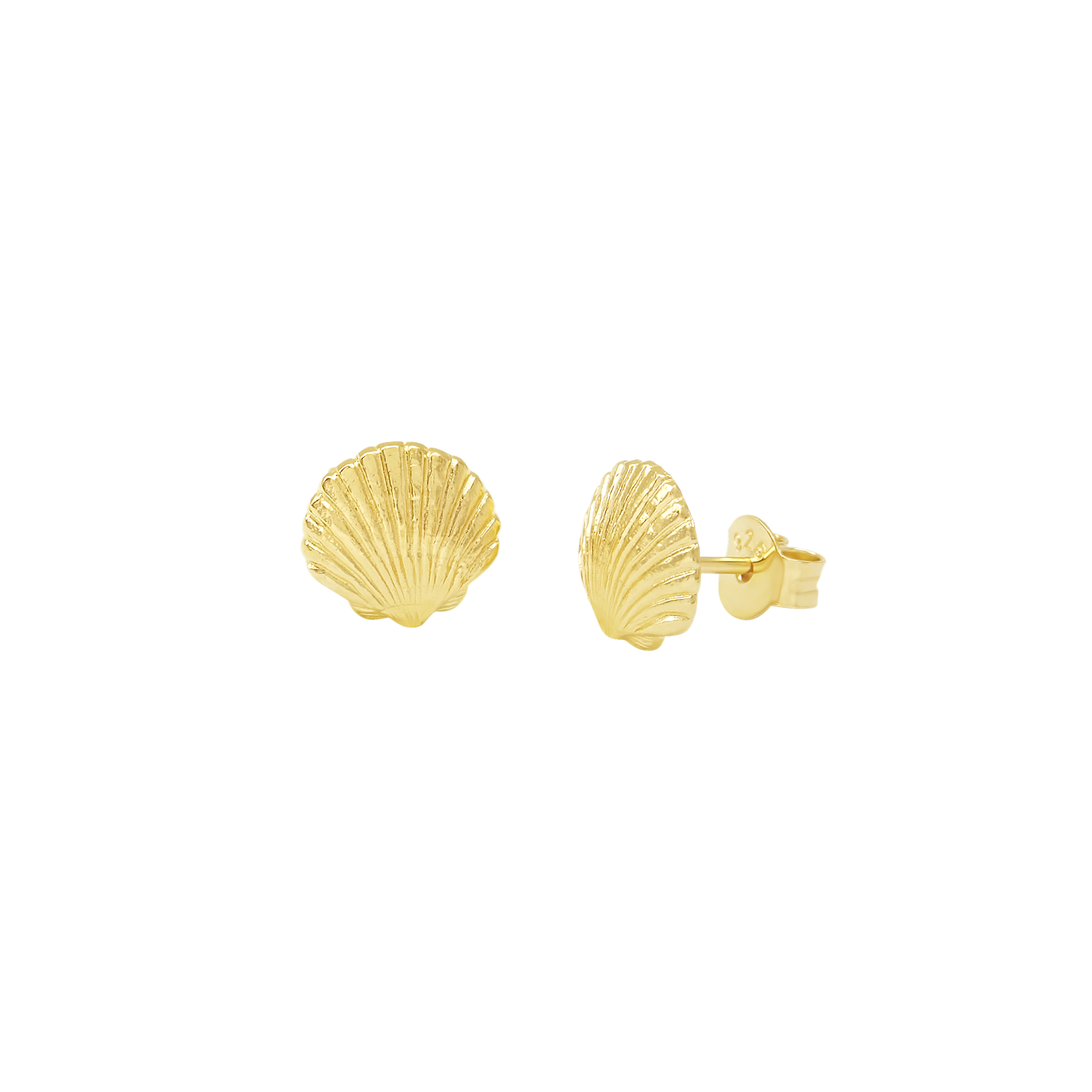 Sandshell Studs Gold