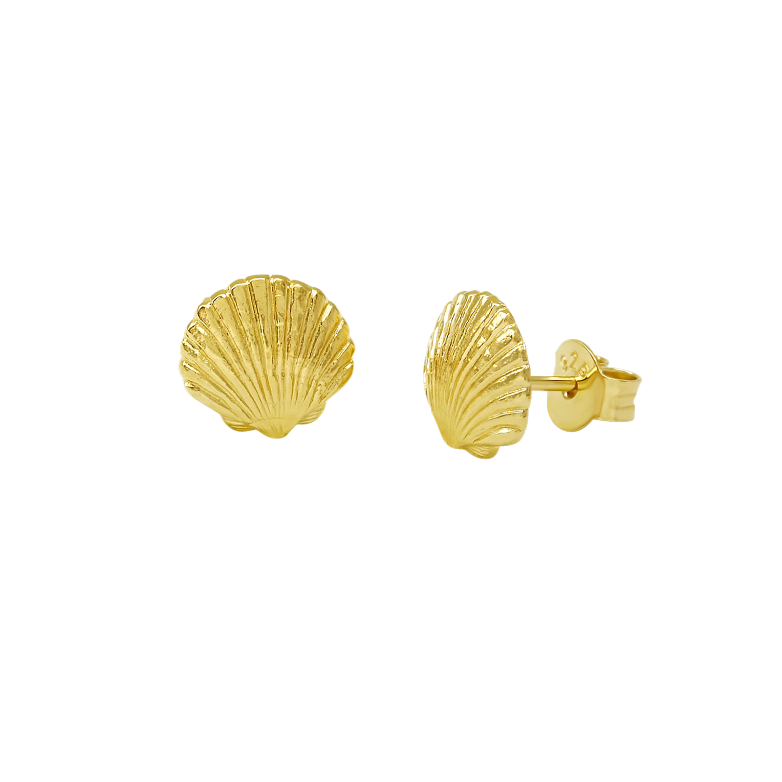 Sandshell Studs Gold